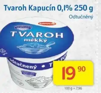 Kubík potraviny Tvaroh Kapucín 0,1% 250 g nabídka