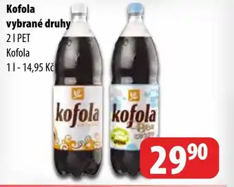 Partner Maloobchodní síť Kofola vybrané druhy 2L nabídka