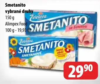 Partner Maloobchodní síť Smetanito vybrané druhy nabídka