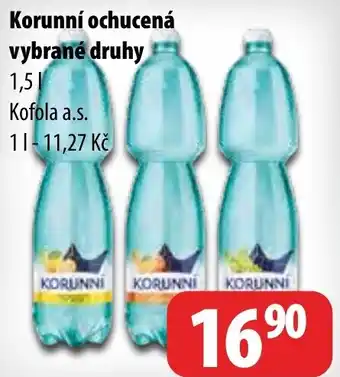 Partner Maloobchodní síť Korunní ochucená vybrané druhy 1.5L nabídka