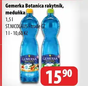 Gemerka Botanica rakytník, meduňka 1.5L