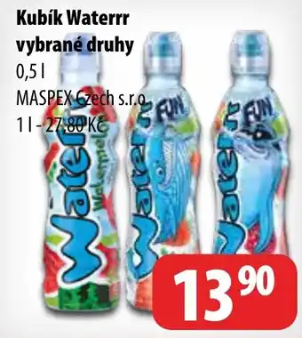 Partner Maloobchodní síť Kubík Waterrr vybrané druhy nabídka