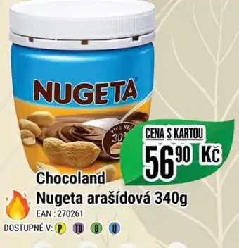 Tamda Foods Chocoland Nugeta arašídová 340g nabídka