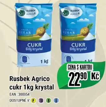 Tamda Foods Rusbek Agrico cukr 1kg krystal nabídka