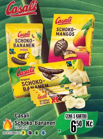 Tamda Foods Casali Schoko-Bananen nabídka