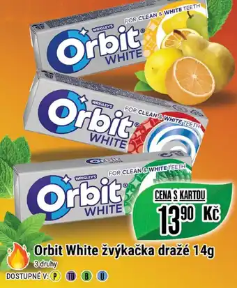 Tamda Foods Orbit White žvýkačka dražé 14g nabídka
