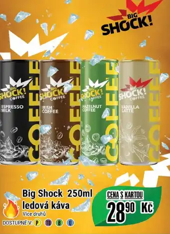 Tamda Foods Big Shock 250ml ledova kava nabídka