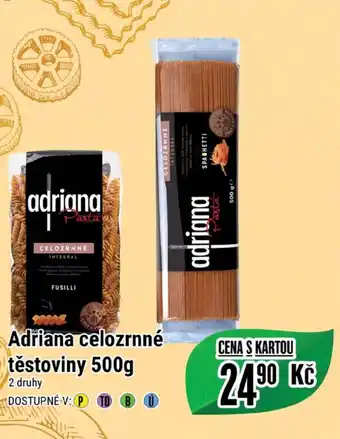 Tamda Foods Adriana celozrnné těstoviny 500g nabídka