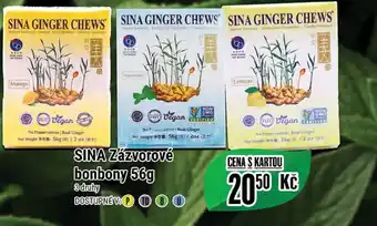 Tamda Foods SINA Zázvorové bonbony 56g nabídka