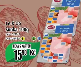 Tamda Foods Le & Co Šunka 100g nabídka