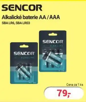 Planeo Elektro SENCOR Alkalické baterie AA/AAA nabídka