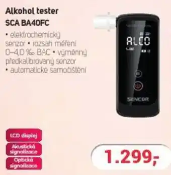 Planeo Elektro Alkohol tester SCA BA40FC nabídka