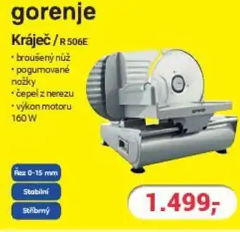 Planeo Elektro gorenje Kráječ/R 506E nabídka