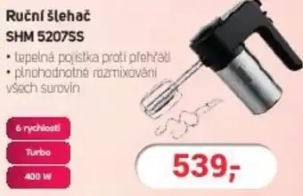 Ruční šlehač SHM 5207SS