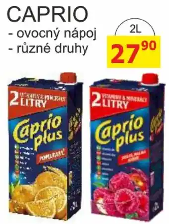 BENE Nápoje CAPRIO 2L nabídka