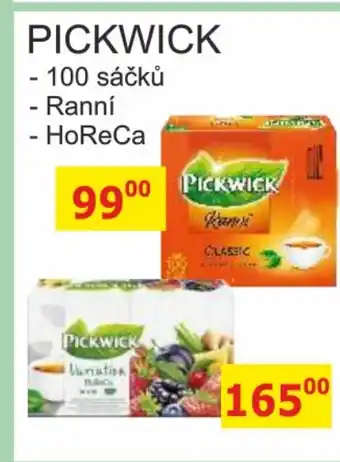 BENE Nápoje PICKWICK nabídka