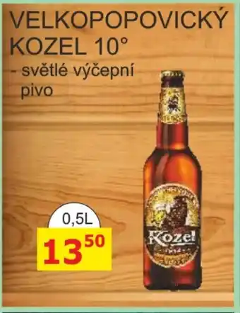 BENE Nápoje VELKOPOPOVICKÝ KOZEL 10° 0.5L nabídka