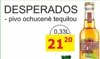 BENE Nápoje DESPERADOS 0.33L nabídka