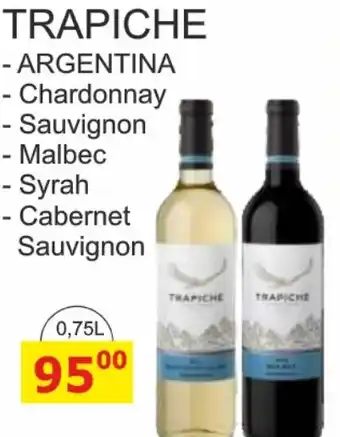 BENE Nápoje TRAPICHE 0.75L nabídka
