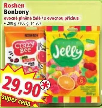 Norma Roshen Bonbony ovocné plněné želé / s ovocnou příchutí nabídka