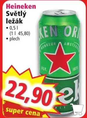 Norma Heineken Světlý ležák 0.5L nabídka