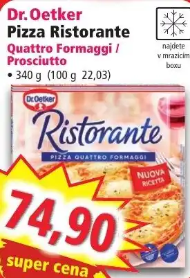Norma Dr. Oetker Pizza Ristorante Quattro Formaggi / Prosciutto nabídka