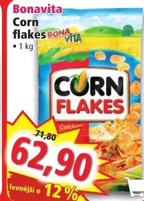 Norma Bonavita Corn flakes nabídka