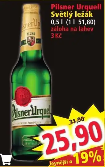 Norma Pilsner Urquell Světlý ležák 0.5L nabídka