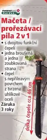 Norma Mačeta / prořezávací pila 2v1 nabídka