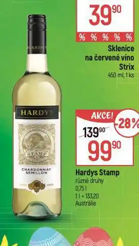 Globus Hardys stamp nabídka