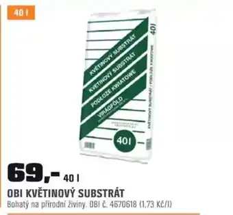 OBI OBI KVĚTINOVÝ SUBSTRÁT nabídka