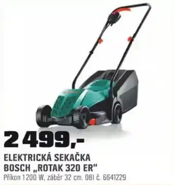 OBI ELEKTRICKÁ SEKAČKA BOSCH ,ROTAK 320 ER nabídka