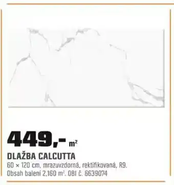OBI DLAŽBA CALCUTTA nabídka