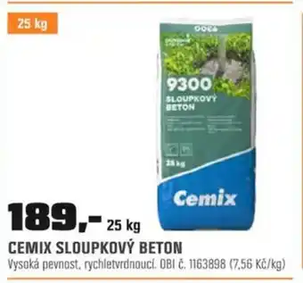 OBI CEMIX SLOUPKOVÝ BETON nabídka