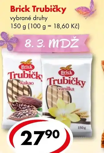 CBA Brick Trubičky 150g nabídka