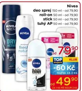 TOP drogerie NIVEA nabídka