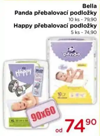 TOP drogerie Bella Panda přebalovací podložky nabídka