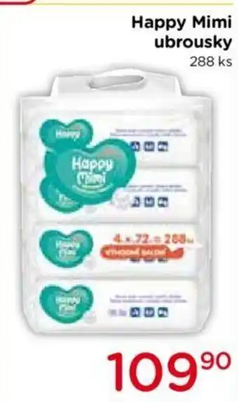 TOP drogerie Happy Mimi ubrousky 288 ks nabídka