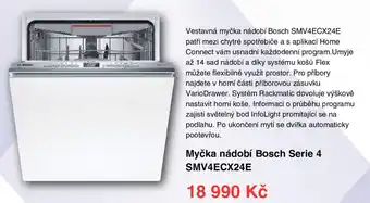 Datart Myčka nádobí Bosch Serie 4 SMV4ECX24E nabídka