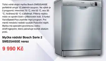 Datart Myčka nádobí Bosch Serie 2 SMS25A105E nerez nabídka