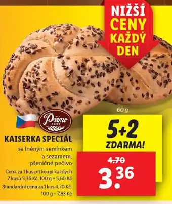 Lidl KAISERKA SPECIÁL nabídka
