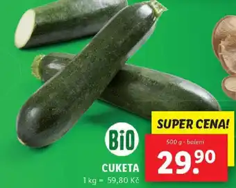 Lidl CUKETA nabídka
