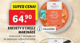 Lidl KREVETY V CHILLI MARINÁDĚ nabídka