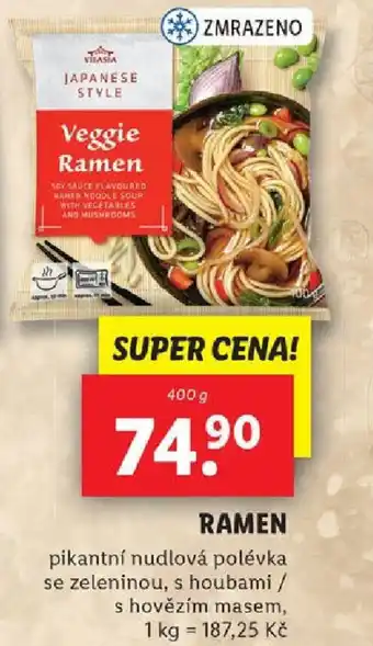 Lidl RAMEN nabídka
