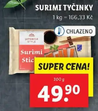 Lidl SURIMI TYČINKY nabídka