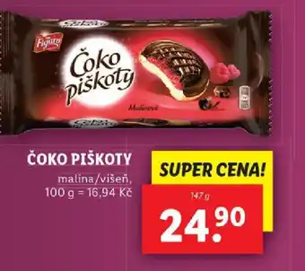 Lidl ČOKO PIŠKOTY nabídka