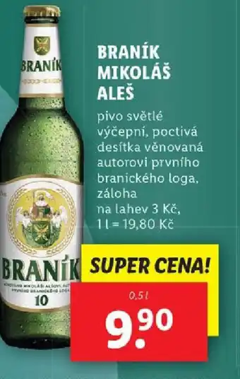Lidl BRANÍK MIKOLÁŠ ALEŠ 0.5L nabídka