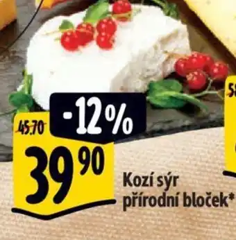Albert Kozí sýr přírodní bloček nabídka