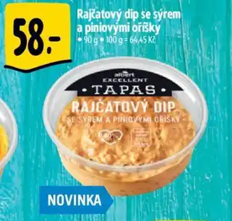 Albert Rajčatový dip se sýrem a piniovými oříšky nabídka