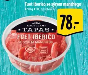 Albert Fuet Iberico se sýrem manchego nabídka